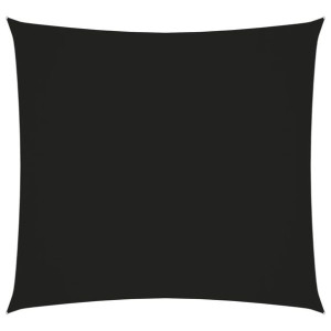 Kwadratowy żagiel ogrodowy, tkanina Oxford, 2,5x2,5m, czarny