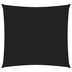 Prostokątny żagiel ogrodowy, tkanina Oxford, 2,5x3 m, czarny