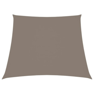 Trapezowy żagiel ogrodowy, tkanina Oxford, 4/5x4 m, taupe