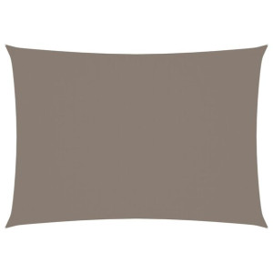 Prostokątny żagiel ogrodowy, tkanina Oxford, 3x5 m, taupe