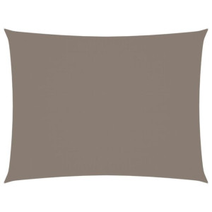 Prostokątny żagiel ogrodowy, tkanina Oxford, 2,5x3,5 m, taupe