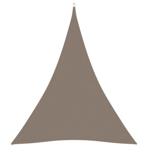Trójkątny żagiel ogrodowy, tkanina Oxford, 5x6x6 m, taupe