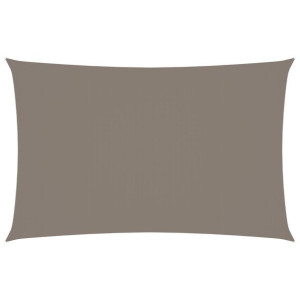 Prostokątny żagiel ogrodowy, tkanina Oxford, 4x7 m, taupe