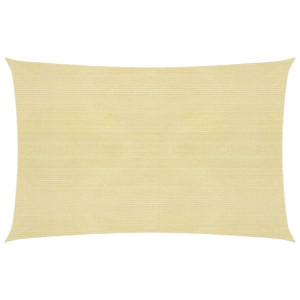 Żagiel przeciwsłoneczny, 160 g/m², beżowy, 5x8 m, HDPE