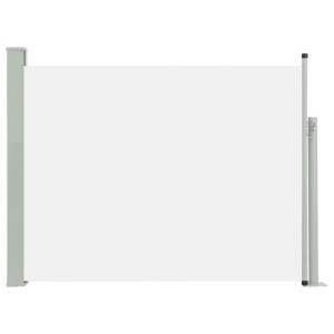 Wysuwana markiza boczna na taras, 140 x 500 cm, kremowa