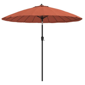Parasol ogrodowy na słupku aluminiowym, 270 cm, terakota