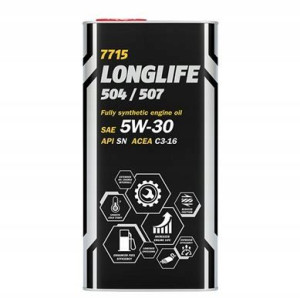 Mannol 7715 Oem 5w30 Api Sn/cf Audi,skoda,vw, 5l