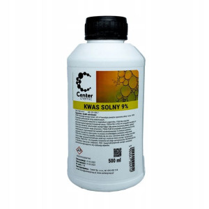 Kwas solny 9% spoż. (obniża Ph wody) 500ml