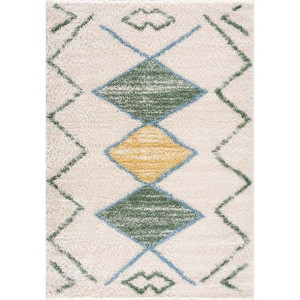 Dywan nowoczesny Berber Shaggy 557 Zielony - 120 x 160