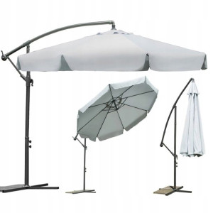 Duży Parasol Ogrodowy Składany Mocny 350cm Xxl