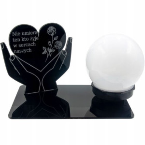 Znicz Led Znicz Solarny Statuetka Led Na Cmentarz