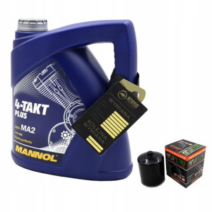 Olej Mannol 7202 Plus 4T 10w40 4L HF171BRC HIFLO