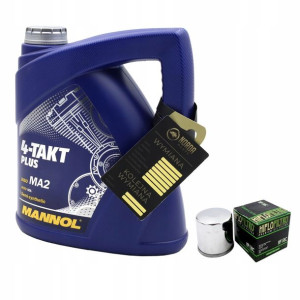 Olej Mannol 7202 Plus 4T 10w40 4L HF138C HIFLO