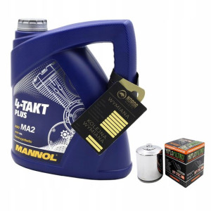 Olej Mannol 7202 Plus 4T 10w40 4L HF170CRC HIFLO
