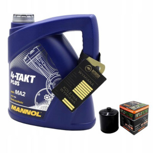 Olej Mannol 7202 Plus 4T 10w40 4L HF170BRC HIFLO