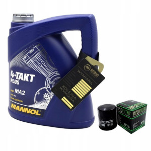 Olej Mannol 7202 Plus 4T 10w40 4L HF156 HIFLO