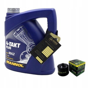 Olej Mannol 7202 Plus 4T 10w40 4L HF124RC HIFLO