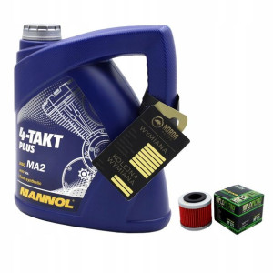 Olej Mannol 7202 Plus 4T 10w40 4L HF575 HIFLO
