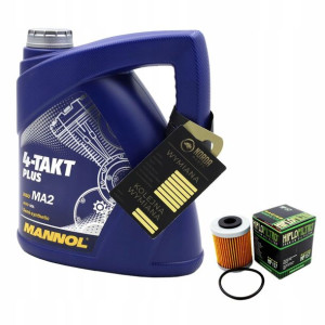 Olej Mannol 7202 Plus 4T 10w40 4L HF157 HIFLO