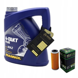 Olej Mannol 7202 Plus 4T 10w40 4L HF652 HIFLO