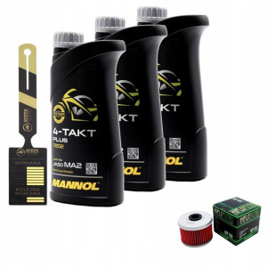 Olej Mannol 7202 Plus 4T 10w40 3L HF103 HIFLO