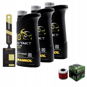 Olej Mannol 7202 Plus 4T 10w40 3L HF116 HIFLO