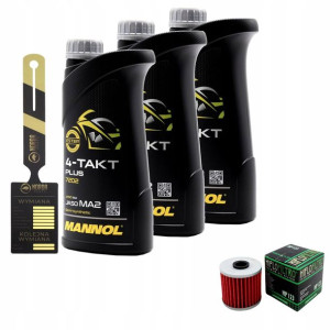 Olej Mannol 7202 Plus 4T 10w40 3L HF123 HIFLO