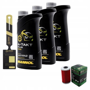 Olej Mannol 7202 Plus 4T 10w40 3L HF169 HIFLO