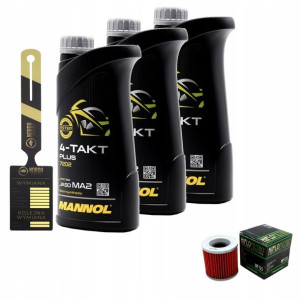 Olej Mannol 7202 Plus 4T 10w40 3L HF125 HIFLO