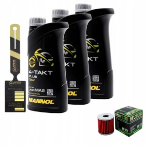 Olej Mannol 7202 Plus 4T 10w40 3L HF973 HIFLO