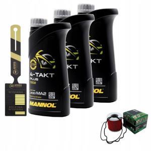 Olej Mannol 7202 Plus 4T 10w40 3L HF133 HIFLO