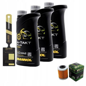 Olej Mannol 7202 Plus 4T 10w40 3L HF651 HIFLO
