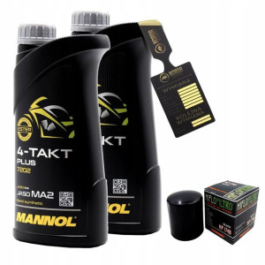Olej Mannol 7202 Plus 4T 10w40 2L HF174B HIFLO