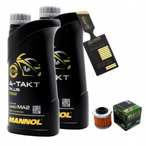 Olej Mannol 7202 Plus 4T 10w40 2L HF186 HIFLO