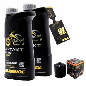 Olej Mannol 7202 Plus 4T 10w40 2L HF170BRC HIFLO