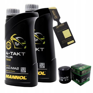Olej Mannol 7202 Plus 4T 10w40 2L HF156 HIFLO