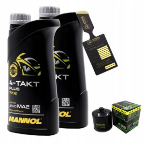 Olej Mannol 7202 Plus 4T 10w40 2L HF153RC HIFLO