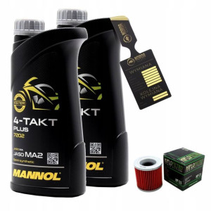 Olej Mannol 7202 Plus 4T 10w40 2L HF125 HIFLO