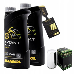 Olej Mannol 7202 Plus 4T 10w40 2L HF173C HIFLO