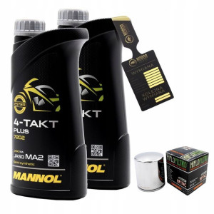 Olej Mannol 7202 Plus 4T 10w40 2L HF174C HIFLO