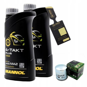 Olej Mannol 7202 Plus 4T 10w40 2L HF163 HIFLO