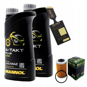 Olej Mannol 7202 Plus 4T 10w40 2L HF655 HIFLO