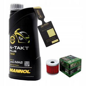 Olej Mannol 7202 Plus 4T 10w40 1L HF971 HIFLO