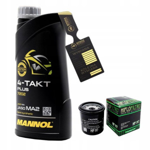 Olej Mannol 7202 Plus 4T 10w40 1L HF197 HIFLO