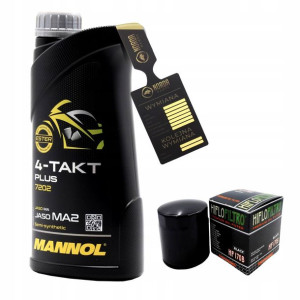 Olej Mannol 7202 Plus 4T 10w40 1L HF170B HIFLO