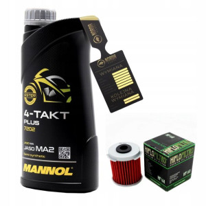 Olej Mannol 7202 Plus 4T 10w40 1L HF168 HIFLO