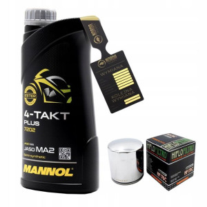 Olej Mannol 7202 Plus 4T 10w40 1L HF170C HIFLO
