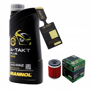 Olej Mannol 7202 Plus 4T 10w40 1L HF981 HIFLO