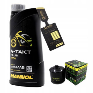 Olej Mannol 7202 Plus 4T 10w40 1L HF153RC HIFLO