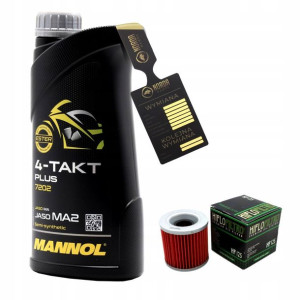 Olej Mannol 7202 Plus 4T 10w40 1L HF125 HIFLO